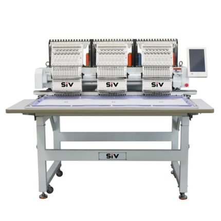 3 heads embroidery machine